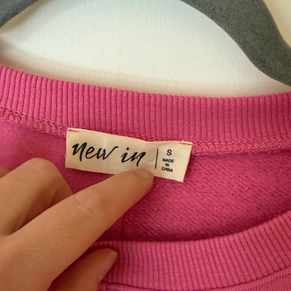 Pink Crew Neck Sweater - Picture 2 of 7